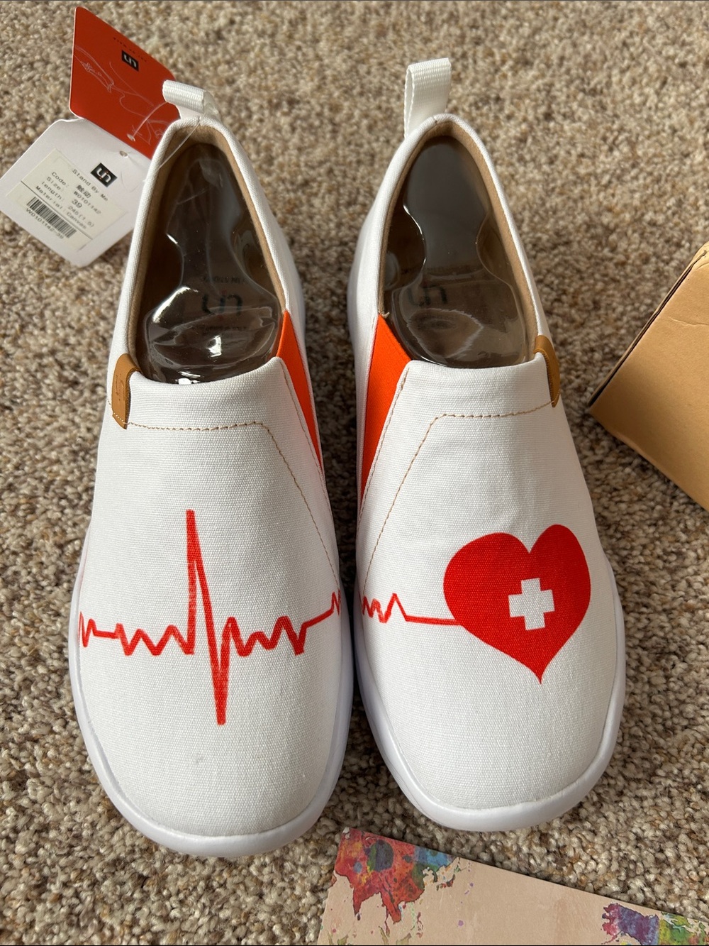 Women’s UIN Stand By Me Canvas Slip In Shoe, sz 39, Brand New